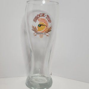 SHOCK TOP BELGIAN WHITE BEER 16 OZ PILSNER GLASS 8"